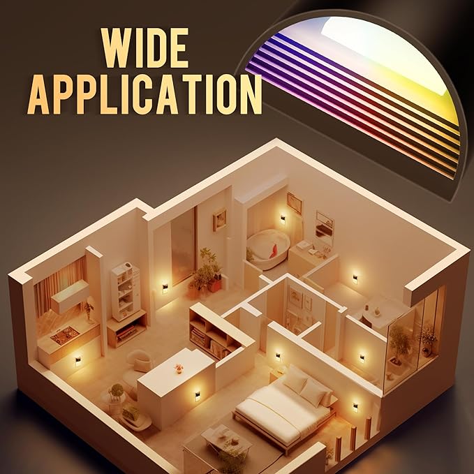 DORESshop LED Night Light[2 Pack], RGB Night Lights Plug into Wall, 3 Level Brightness Adjustable Plug in Night Light, Dusk to Dawn Sensor, Nightlights for Adults, Bedroom, Bathroom, Hallway