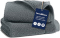 Brooklinen Super-Plush Turkish Cotton Washcloths Set of 2 Cotton, 820 GSM, Highly Absorbent, Machine Washable, Perfect for Home & Bathroom (13" x 13", Slate Grey)