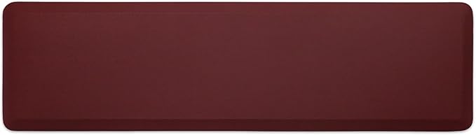 GelPro Designer Comfort Ergo-Foam Cushioned Anti-Fatigue Standing Kitchen Floor Mat, Padded Stain-Resistant, Waterproof, Non-Slip Comfort Padded Desk/Office Mat - 20" x 72", Grasscloth Crimson