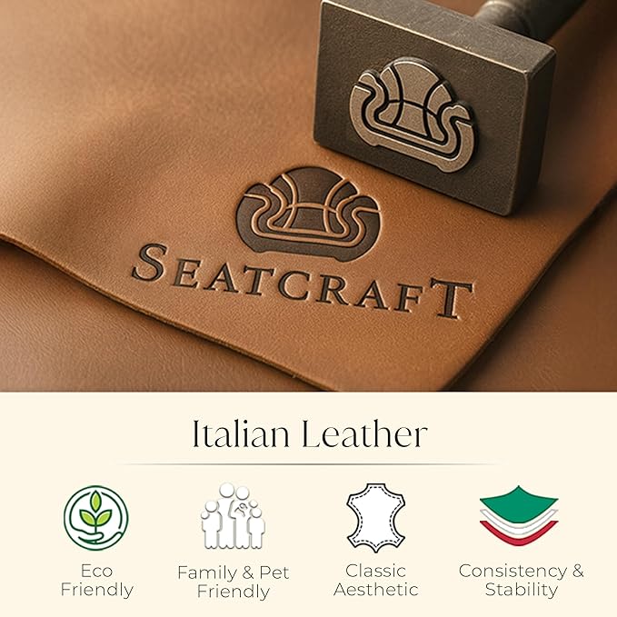 Seatcraft Diamante Zero-Gravity CoolZero Italian Leather Home Theater Seating, Power Headrest, Power Recline, Row of 3, Smokey Blue