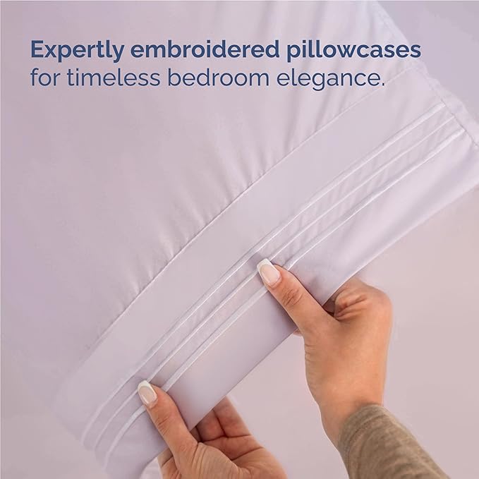 Twin XL Size 3 Piece Sheet Set - Comfy Breathable & Cooling Bed Sheets Set - Hotel Luxury Bedding for Women, Men, Kids, Teens, Boys & Girls - Deep Pockets and Wrinkle Free - Oeko-Tex - Light Lavender