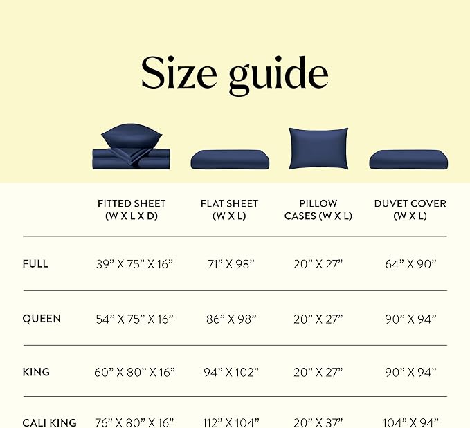 Miracle Made Extra Luxe Soft Cooling Pillowcase, 2-Piece Silver-Infused Cotton Fabric – Lightweight, Thermoregulating, Breathable Cover for Sensitive Skin, King/Cali King Size, Navy Blue