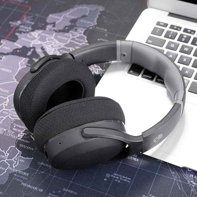 GEVO Ear Pads Replacement for Skullcandy Hesh 3 Hesh EVO Hesh ANC Headphone, Earpads Cushions for Crusher Wireless Crusher Evo Crusher ANC Headset with Memory Foam (Mesh)