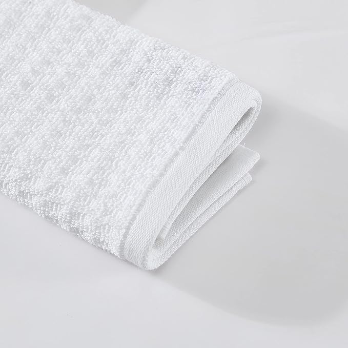 Tommy Bahama - Washcloths, Soft & Absorbent Cotton Towels, Low Linting & Fade Resistant, Oeko-Tex Certified (Northern Pacific White, 12 Piece)