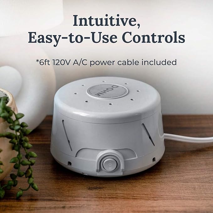 Yogasleep Dohm Classic (Gray 3 Pack) The Original White Noise Machine, Soothing Natural Sound From A Real Fan, Noise Cancelling For Office Privacy, Travel & Meditation, Sleep Therapy For Adults & Baby