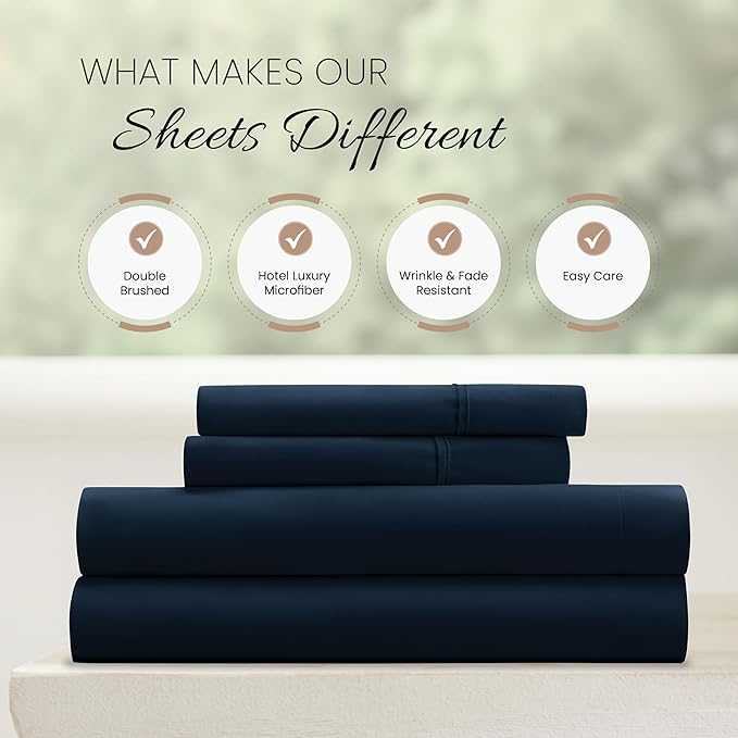 Linen Market 4 Piece Bed Sheet Set
