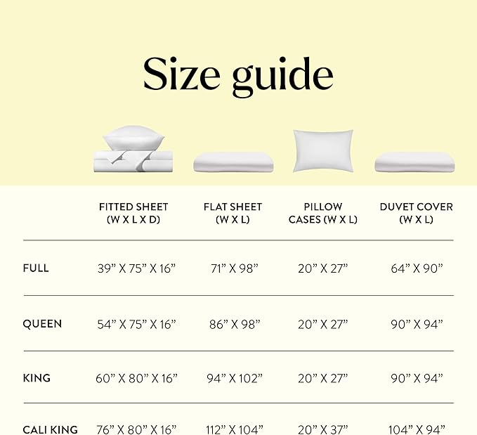 Miracle Made Extra Luxe Soft Cooling Pillowcase, 2-Piece Silver-Infused Cotton Fabric – Lightweight, Thermoregulating, Breathable Cover for Sensitive Skin, King/Cali King Size, White