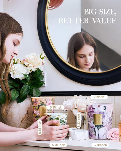 M&SENSE Peaceful Patchouli Scented Candle 35oz 150H Burn Time Long Lasting, 3-Wick Natural Aromatherapy Candle Highly Scented, Home Fragrance Housewarming Gifts