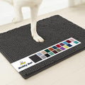 Muddy Mat® Shown on TV – Super Absorbent Door Mat Indoor, Microfiber Quick Dry Chenille Entryway Rug, Non-Slip Front Door Mat, Indoor Mats for Entryway, Machine Washable Pet Rug, Charcoal 24"x36"