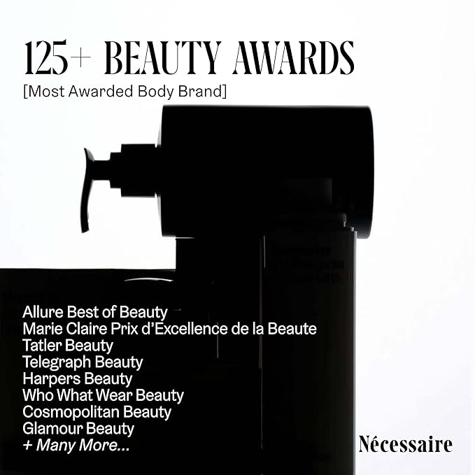 Nécessaire The Body Exfoliator. Eucalyptus. AHA/BHA/PHA. Resurface Skin. Smooth KP and Rough Patches. Hypoallergenic. Dermatologist-Tested. 180 ml / 6.1 fl oz