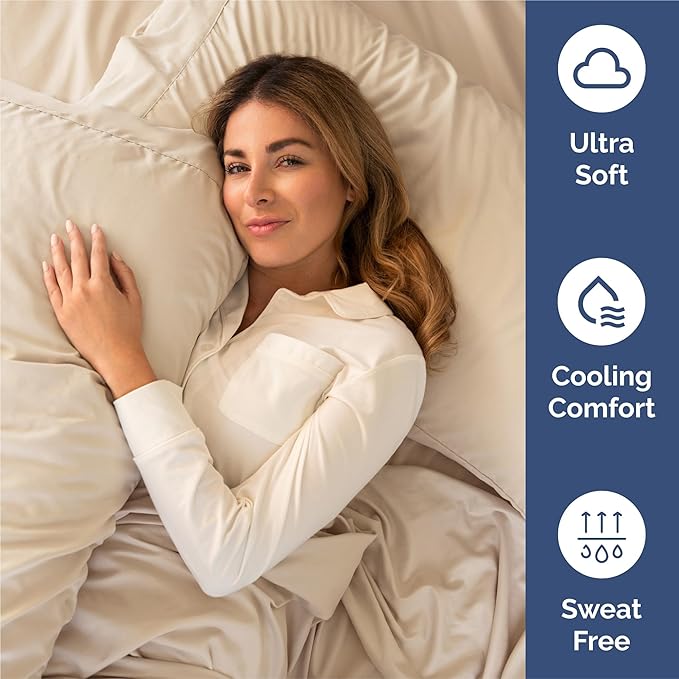 Split King 7 Piece Sheet Set - Cooling & Breathable - Hotel Luxury Bedding - Includes Fitted Sheets for Women, Men, Kids and Teens - 1 Flat, 2 Fitted Sheets, 4 Pillowcases with Deep Pockets - Wheat