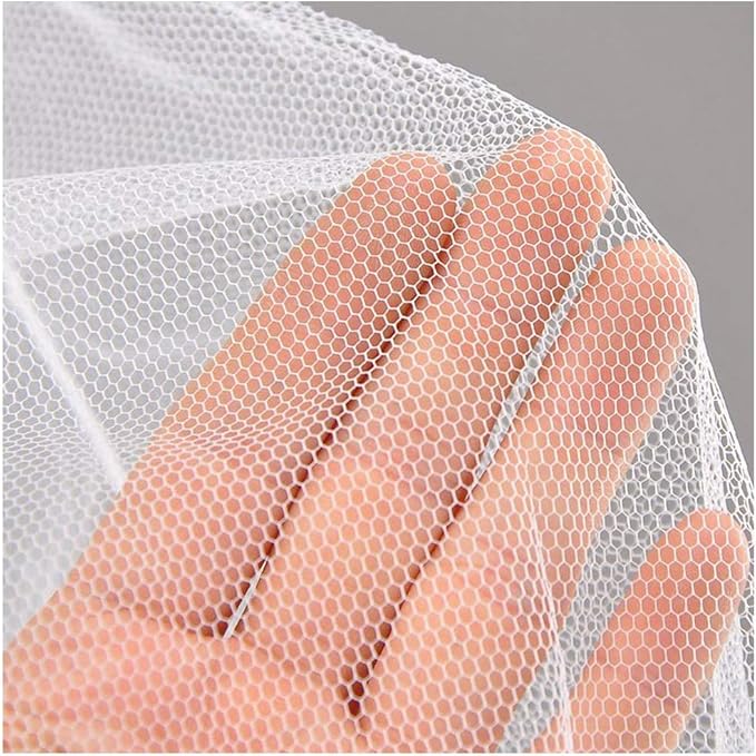 Mosquito Net Bed Canopy Netting Curtains Princess Stars Indoor Outdoor Dome Play Reading Nook Tent for Girls Boys Kids Single Twin Full Queen Size Bed, White