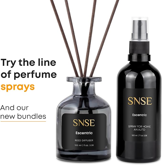 SNSE Baccarat Rouge Inspired Reed Diffuser – Luxury Home Fragrance Set, Long-Lasting Perfume Aroma, Elegant Gift, Relaxing & Sophisticated Scent