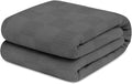 Avalon Bedding 100% Cotton Blankets Queen Size Thermal Blanket (90"x90") - Perfect Cotton Blanket Queen Size for Layering Bed in Any Season - Cotton Blankets for Bed (Grey)