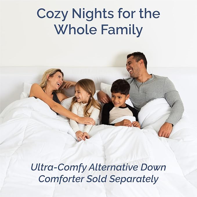 King 6 Piece Sheet Set - Cooling, Comfy & Breathable - Hotel Luxury Bedding, Includes Fitted Sheet for Women, Men, Kids and Teens - 1 Flat, 1 Fitted Sheet, 4 Pillowcases with Deep Pockets - Sky Blue