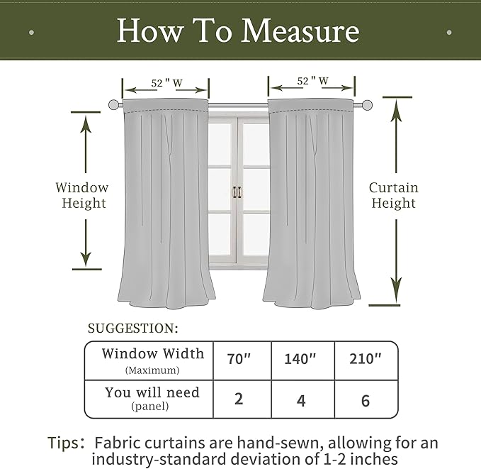 LAMIT Velvet Curtains 102 Inches Long for Living Room, Sage Green Thermal Insulated Soundproof Panels Room Darkeing Back Tab and Rod Pocket Drapes for Bedroom/French Country, 2 Panels, 52 x 102 Inch