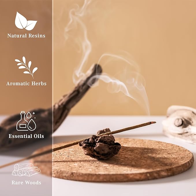 Incense Sticks, White Musk Incense, Pack of 100 Stick, Hand Rolled Aromatic Masala Made with Natural Ingredients, 45-60 Minute Burn Time, Best for Home Fragrance, Meditation, Yoga, Spiritual Healing