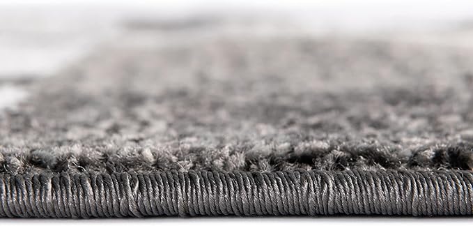 Unique Loom Autumn Collection Area Rug - Providence (2' 7" x 12' Runner, Gray/ Ivory)