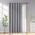 100% Blackout Curtains 84 Inch Length 2 Panels Set, Black Out Curtains for Living Room, Light Grey Thermal Insulated Grommet Drapes Bedroom Luxury Decor Privacy(70W × 84L inch, Light Grey)