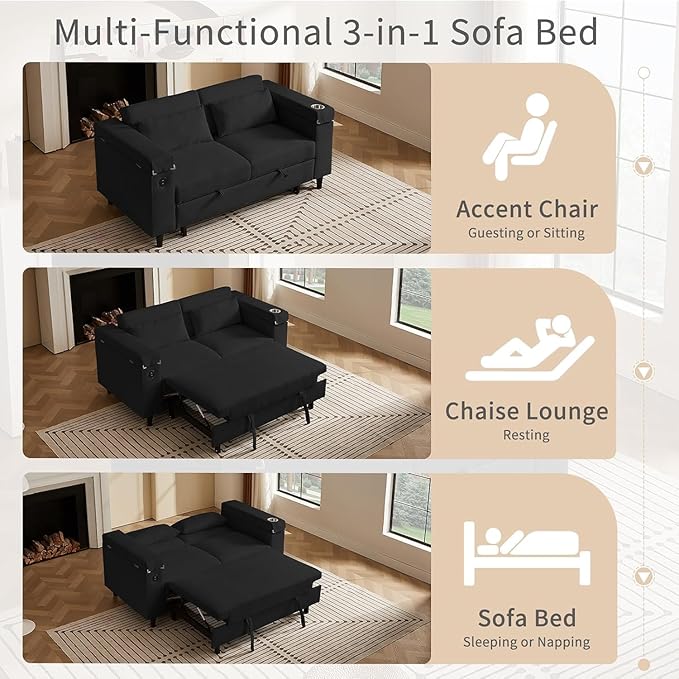 66.4" Loveseat Sofa, Modern Couches for Living Room,Corduroy Recliner, Dual armrest Storage Space, Integrated Spring Cushion, Solid Wood Frame, Built-in USB Charging Port (Beige)