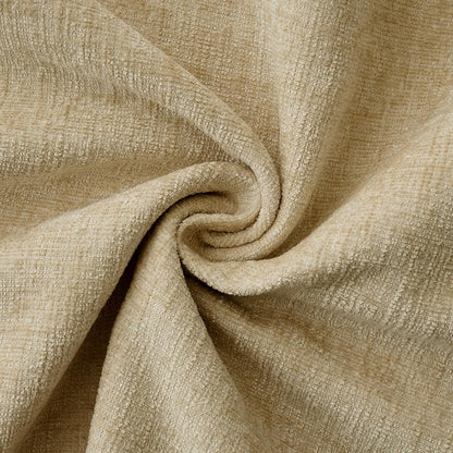 MIULEE Pack of 2 Couch Throw Pillow Covers 12x20 Inch Beige Farmhouse Decorative Pillow Covers with Stitched Edge Soft Chenille Solid Dyed Spring Pillow Covers for Sofa Bed Living Room