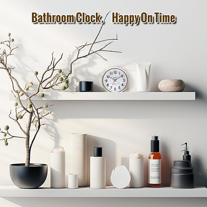 Small Alarm Clocks for Bedrooms, 4 Inch Analog Battery Desk Clock, Retro Clock for Bedroom Decoration, Slient, Large Display for Seniors, Loud Alarm Clock for Heavy Sleepers, Champagne Gold