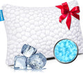 SUPA MODERN Cooling Bed Pillows for Sleeping 1 Pack Shredded Memory Foam Pillows Adjustable Cool Pillow