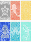 Turkish Beach Towel Quick Dry Absorbent Cotton Lightweight Thin Bathroom Bath Pool Swim Towels Extra Large Oversized Sand Free Beach Accessories Essentials Stuff Cloud Gift for Adults