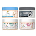 Dove Limited Edition Holiday Treats Exfoliating Mini Body Scrub 4 Pack for Deep Nourishment 3.5oz each