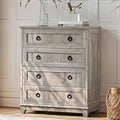 6 Drawer Dresser for Bedroom, 41" Tall Small Dressers & Chest of Drawers, Farmhouse Dresser with Metal Handle, Wood Storage Organizer Closet for Living Room, Hallway, Entryway