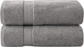 Madison Park 800GSM Bath Sheet Towel Oversized 34" x 68" 2 Pack 100% Cotton Bath Towel Set Highly Absorbent Hotel Spa Quality for Bathroom, Grey