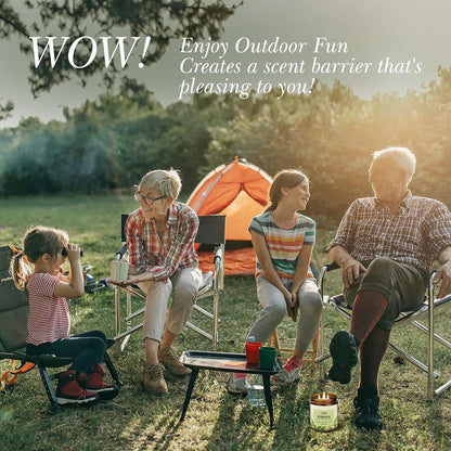 Auelife Citronella Candles Outdoor, 12oz Large 3-Wick Candle for Outside Patio Camping & Garden, Natural Soy Wax Citronella Candle for Summer Gift, Long Lasting for Indoor Home Scented, 50+ Hour Burn