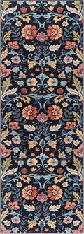 Gertmenian Indoor Boho Area Rug | Home Decor for Entryway, Bedroom, Living Room, Office, Kitchen | Non Slip, Soft, Printed Accent Rugs | Verner, Multi, 2x6 Runner, 24621