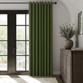 ChrisDowa 100% Blackout Olive Green Solid Curtains 90 Inches Long 2 Panels for Bedroom Living Room,Farmhouse Room Darkening Thermal Insulated Soundproof Grommet Top Window Treatment Drapes,52x90