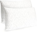 EnerPlex King Size Memory Foam Pillows - Pack of 2 - Adjustable Fill for Sleeping w/Extra Stuffing - CertiPUR-US Certified - Removable Viscose from Bamboo Cover - Machine Washable Firm Cushioning