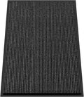 Kuyal Front Door Mat, 3'x4' Indoor Outdoor Entrance Mat, Commercial Floor Mats Inside Outside Entrance, Heavy Duty Durable Welcome, Rubber Backing Non Slip Outdoor Mats for Entryway,Black