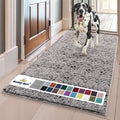 Muddy Mat® | Super Absorbent Door Mat Indoor, Microfiber Quick Dry Chenille Entryway Rug, Non-Slip Front Door Mat, Indoor Mats for Entryway, Machine Washable Pet Rug, Grey 36"x120"