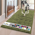 Muddy Mat® | Super Absorbent Door Mat Indoor, Microfiber Quick Dry Chenille Entryway Rug, Non-Slip Front Door Mat, Indoor Mats for Entryway, Machine Washable Pet Rug, Army Green 24"x60"