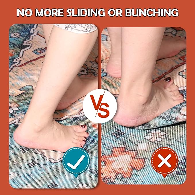 Waterproof Rug Pad, 10x14 Ft Under Area Rug Carpet Pad, Non Slip Rug Pads for All Floors and Hardwood Floors Finishes, Keep Carpets in Place Soft and Prevent Rug from Wrinkling or Buckling