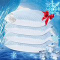 SUPA MODERN Shredded Memory Foam Pillows for Sleeping Queen Size Set of 4 Pack,Adjustable Cooling Bed Pillow for Side Back and Stomach Sleepers with Breathable Washable Cover