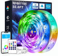DAYBETTER IP65 Waterproof Led Strip Lights, Smart WiFi LED Lights Work with Alexa and Google Assistant, Color Changing Lights with APP Control, Suit for Bedroom, Bathroom, Home Decor, Outdoor, 32.8ft