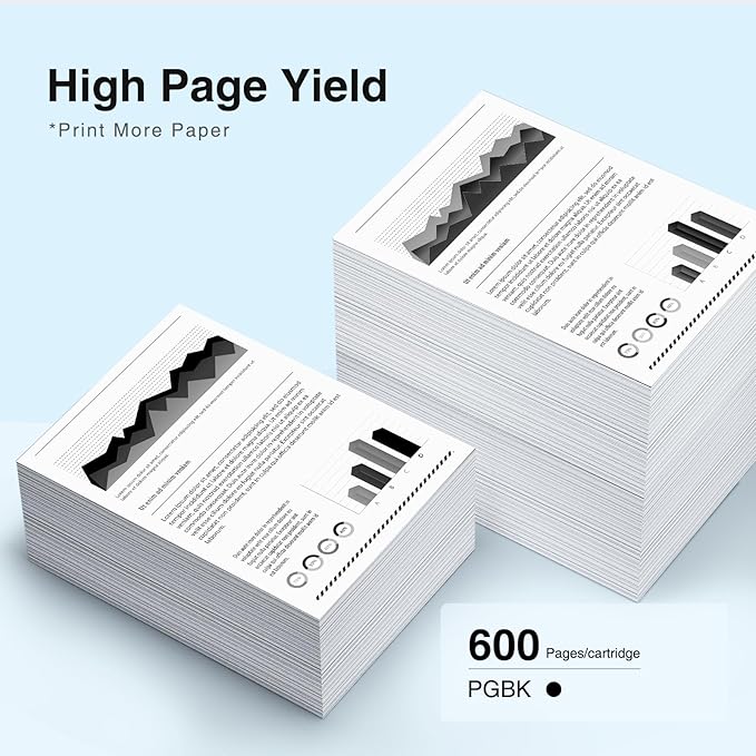 st@r ink Compatible Ink Cartridge Replacement for Canon PGI-280 XXL 280XXL PGBK for Pixma TR8620 TR8620a TR8520 TR7520 TS9120 TS8320 TS8220 TS6120 TS6220 TS6320 Printer(2 Packs)