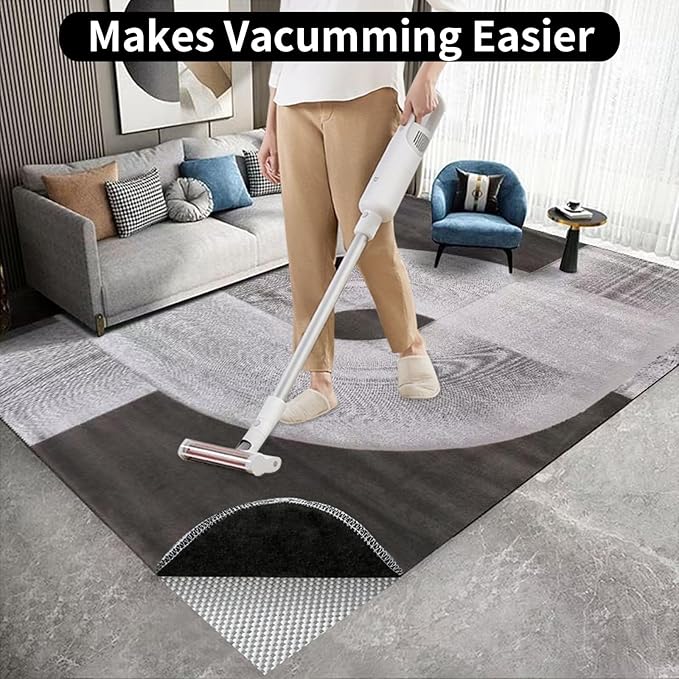 FestiCorp Non Slip Rug Pads 8x10 Ft Non Skid Rug Pad Gripper, Anti-Slip Carpet Rug Mats for Under Rugs and Hard Surface Floors