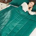 Weighted Blanket Kids (40"x60" 10lbs),Ultra Soft and Cozy Cooling Weighted Blanket Kids,Heavy Blanket with Machine Washable Soft Blanket, Green