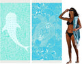 Thin Turkish Beach Towel Lightweight Quick Dry Absorbent Cotton Bathroom Bath Pool Swim Towels Extra Large Oversized Sand Free Beach Accessories Essentials Cloud Gifts for Adult