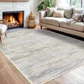 5x7 Modern Area Rug for Bedroom, Gray Beige Neutral Multi Large Gray Beige Neutral Multi Super Soft Rug with Non-Slip, Non-Shedding Rugs for Living Room, Indoor Door Mat for Home Décor