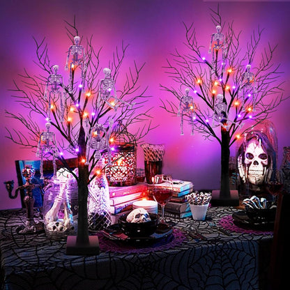 10 Pcs mini skeleton halloween decoration With hemp rope，6”small plastic posable halloween tiny skeleton figurines decor for Halloween Indoor Outdoor Graveyard Decor Haunted House Party Favors