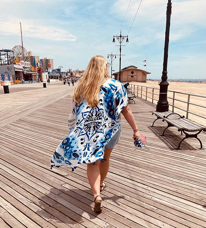 Moss Rose Women Summer Bikini Kimono Bathing Suit Cover Ups for Swimwear