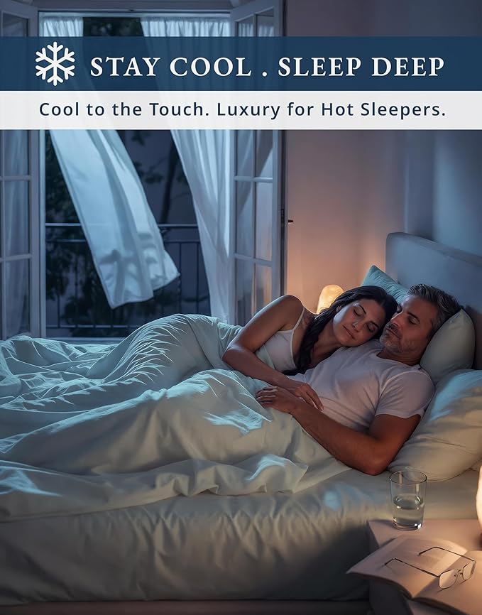 LANE LINEN 100% Egyptian Cotton Bed Sheets California King - 1000 Thread Count, Soft & Comfy Luxury Hotel Like Thick Bedding Sheets & Pillowcase Set, Machine Wash 15" Deep Pocket Sheet Set - Silver