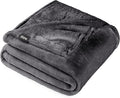 Bare Home Fleece Blanket - Twin/Twin Extra Long - Ultra-Soft Lightweight for Bed, Sofa, and Couch - Luxury Microplush - Cozy Warm Blanket (Twin/Twin XL, Forged Iron Grey)